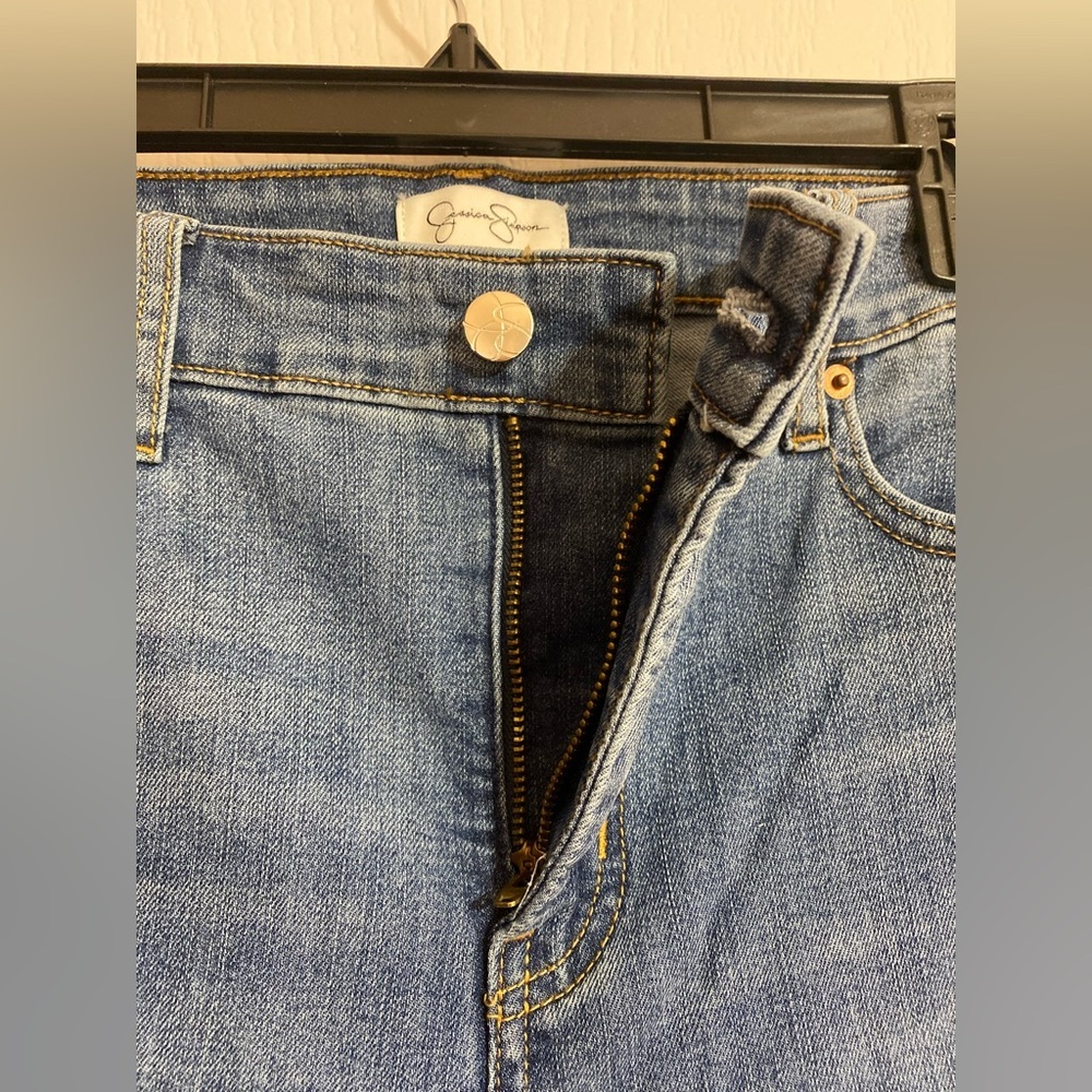 NWT Jessica Simpson High Rise Ankle Blue Jeans Size 10 - Picture 3 of 10